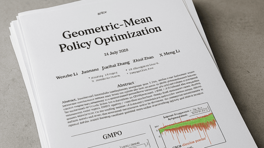 Geometric-Mean Policy Optimization (GMPO): Um Novo Passo para Otimizar a Estabilidade e o Raciocínio em LLMs
