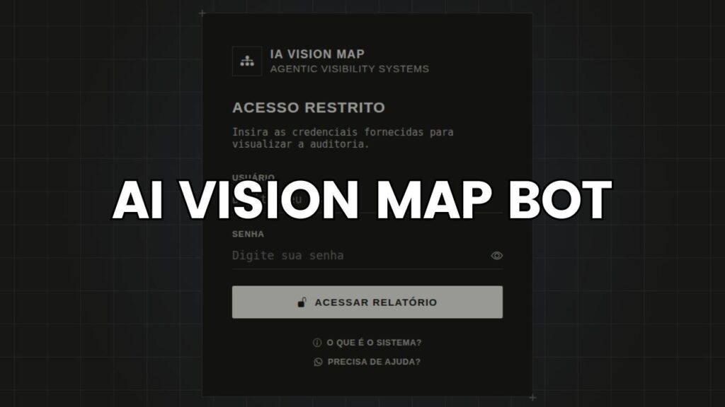 O que é o IA Vision Map Bot?